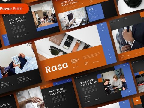 Rasa – Business PowerPoint Template K8C8AT9