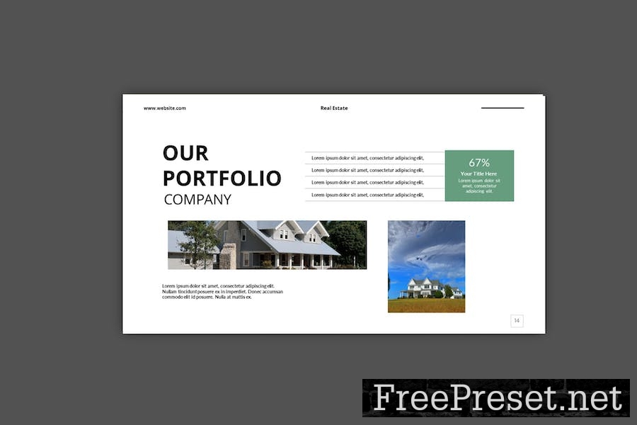 Real Estate Google Slide Template X4JCUB3