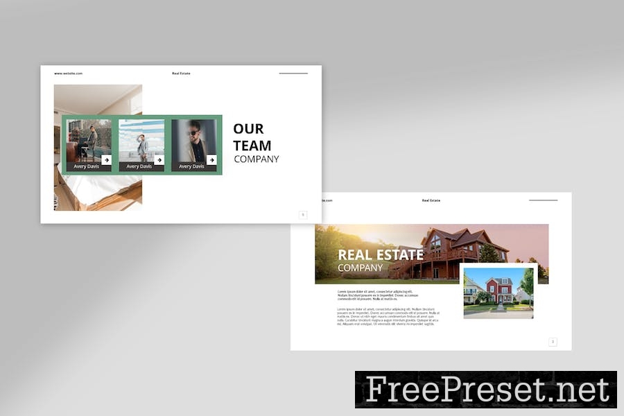 Real Estate Google Slide Template X4JCUB3