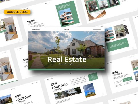 Real Estate Google Slide Template X4JCUB3