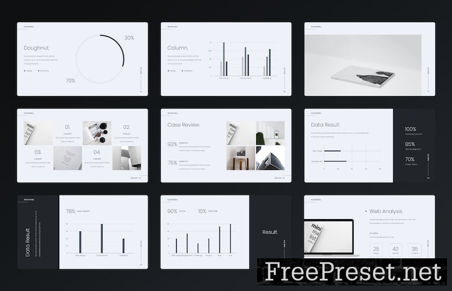 ReMarkable - Minimal Template (POWERPOINT) 6DTMCYS