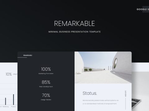 ReMarkable - Minimal Template (POWERPOINT) 6DTMCYS