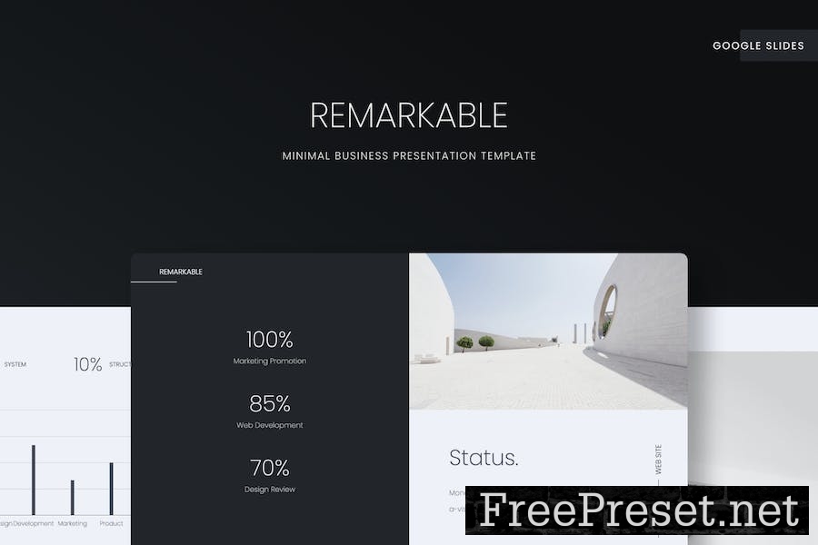 ReMarkable - Minimal Template (POWERPOINT) 6DTMCYS