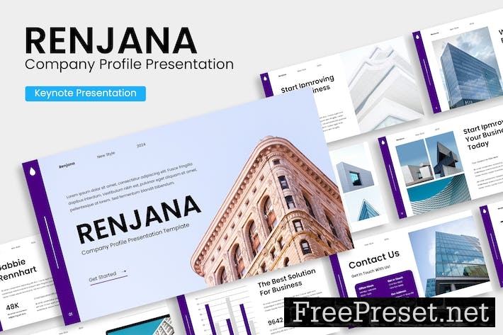 RENJANA - Creative Business Presentation Template