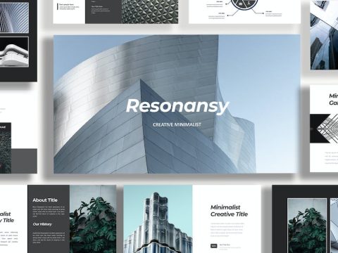 Resonansy Minimal Google Slides