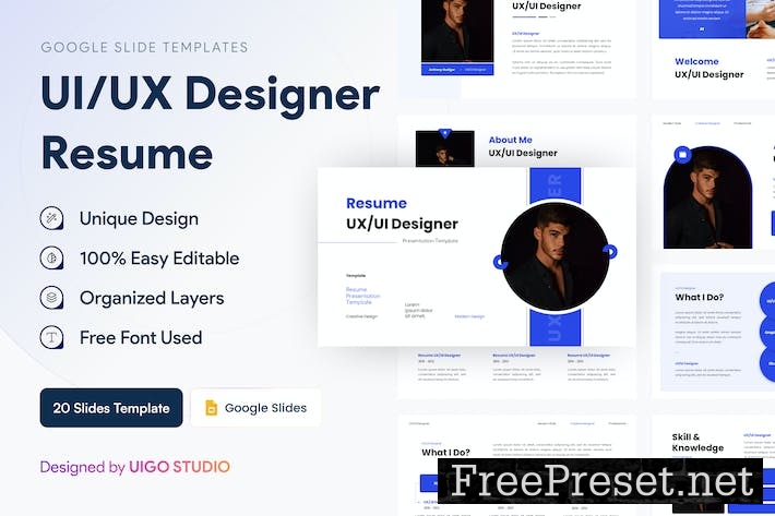 Resume UX UI Designer Presentation Template 6GF7CU9