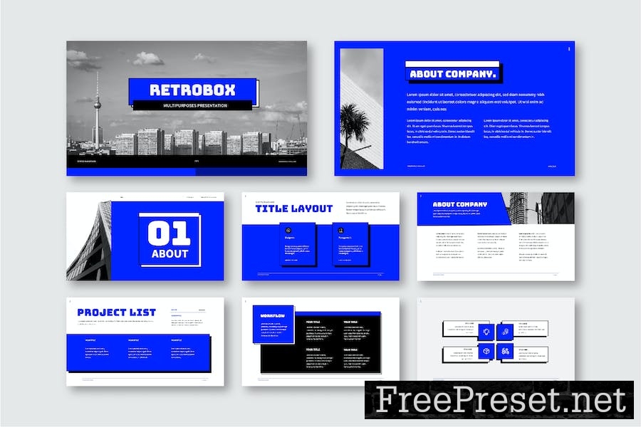 Retrobox Multipurpose Presentation - Keynote