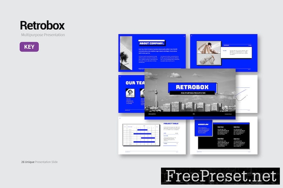 Retrobox Multipurpose Presentation - Keynote