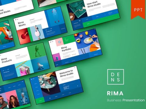 Rima – Business PowerPoint Template BPJ48KX