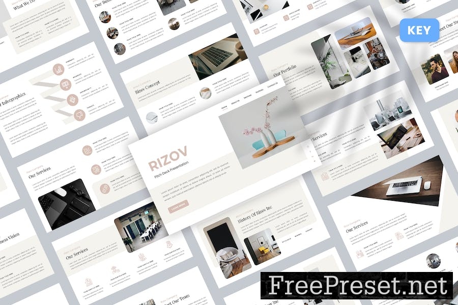Rizov - Pitch Deck Keynote Template 5VYMXA3