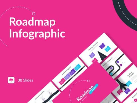 Roadmap Infographic Presentation Keynote