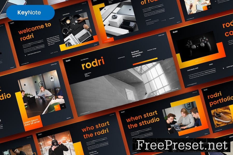 Rodri – Business Keynote Template GK82XZV