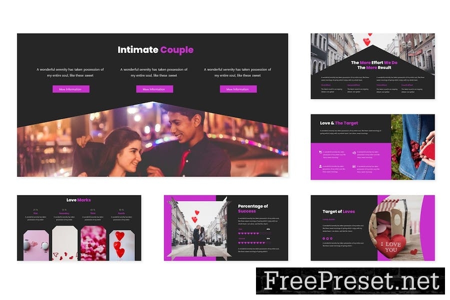 Romantic - Google Slide Template YZVEMNC