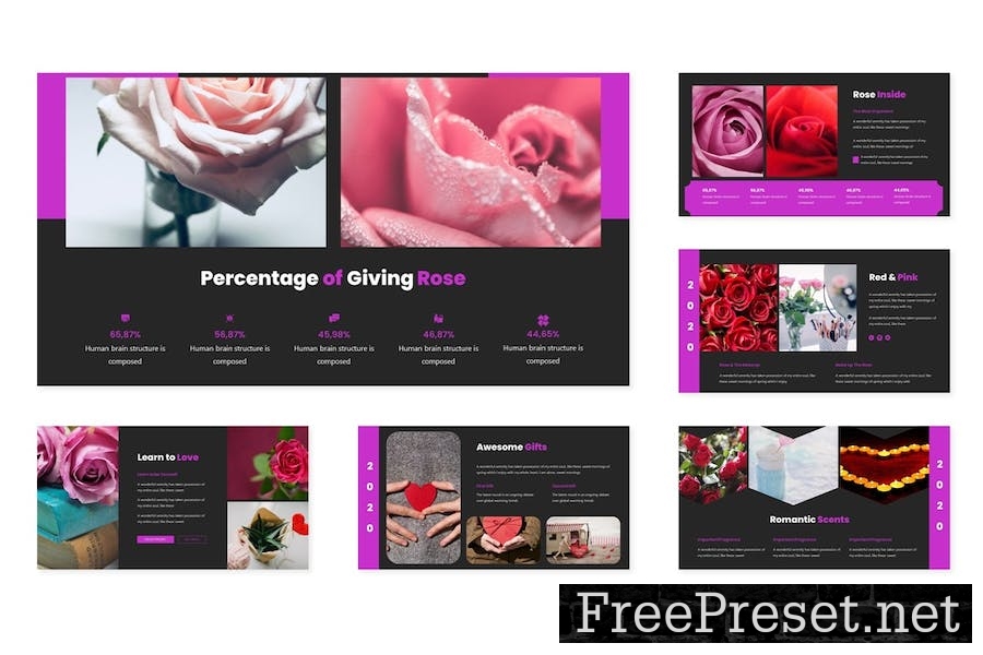 Romantic - Powerpoint Template P3HWJCZ