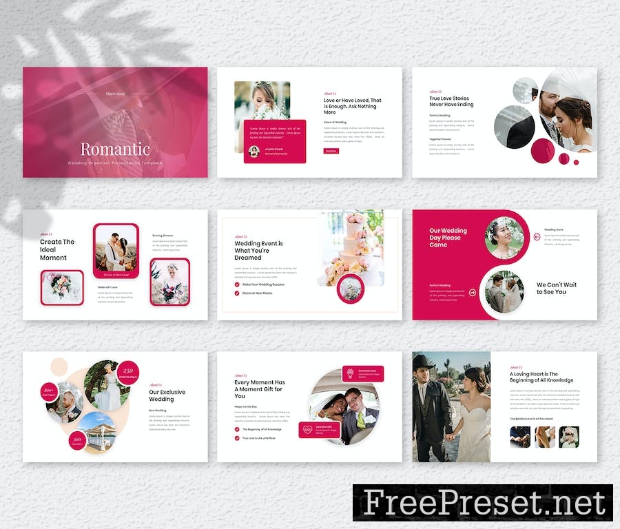 Romantic – Wedding Organizer PowerPoint XPPNPS7