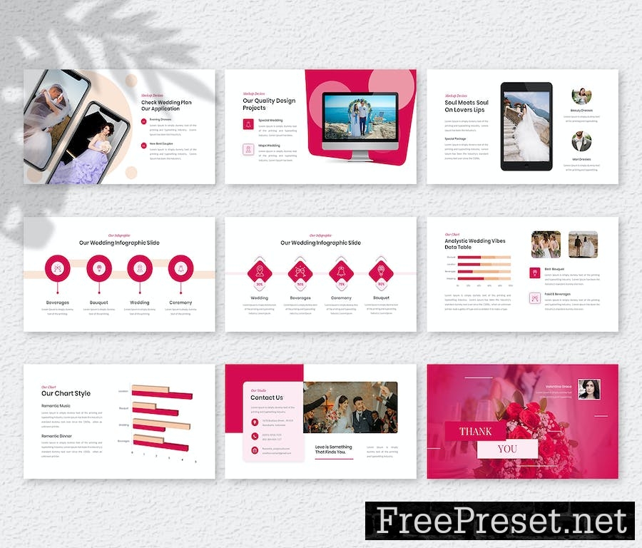 Romantic – Wedding Organizer PowerPoint XPPNPS7