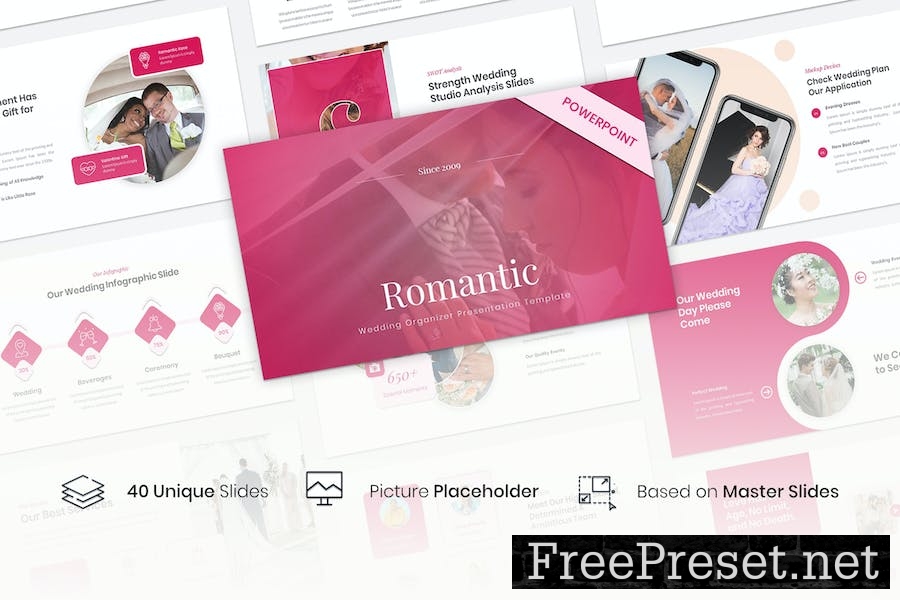 Romantic – Wedding Organizer PowerPoint XPPNPS7