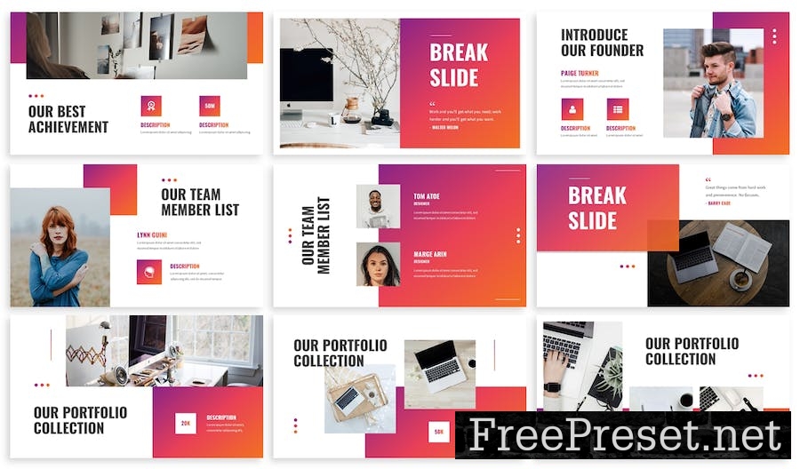 Roox - Business Powerpoint Template XSL5DF3