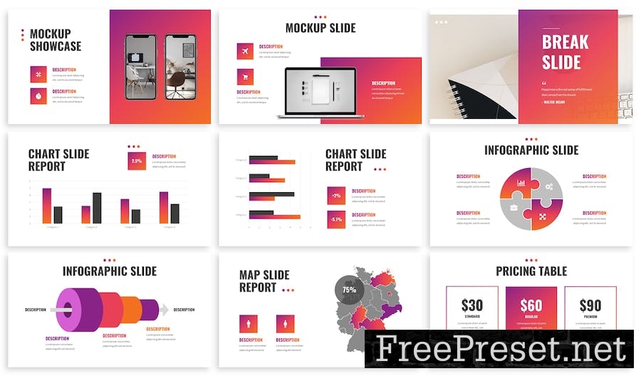 Roox - Business Powerpoint Template XSL5DF3