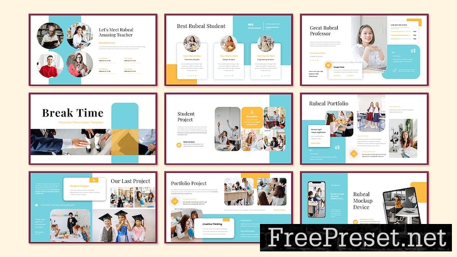 Rubeal - Education Presentation Keynote Template