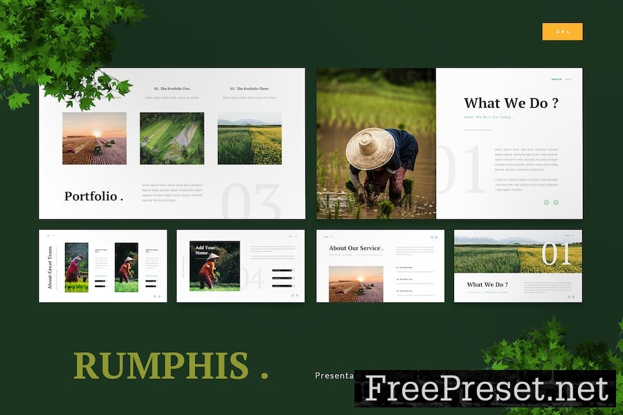 Rumphis - Farming Agriculture Google Slides 6RWBV2L