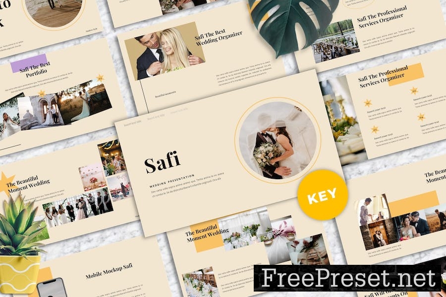 Safi - Wedding Keynote Templates 33JLZKG