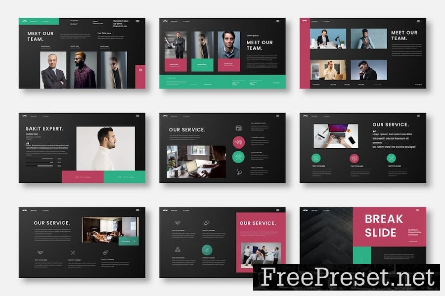 Sakit – Business Keynote Template