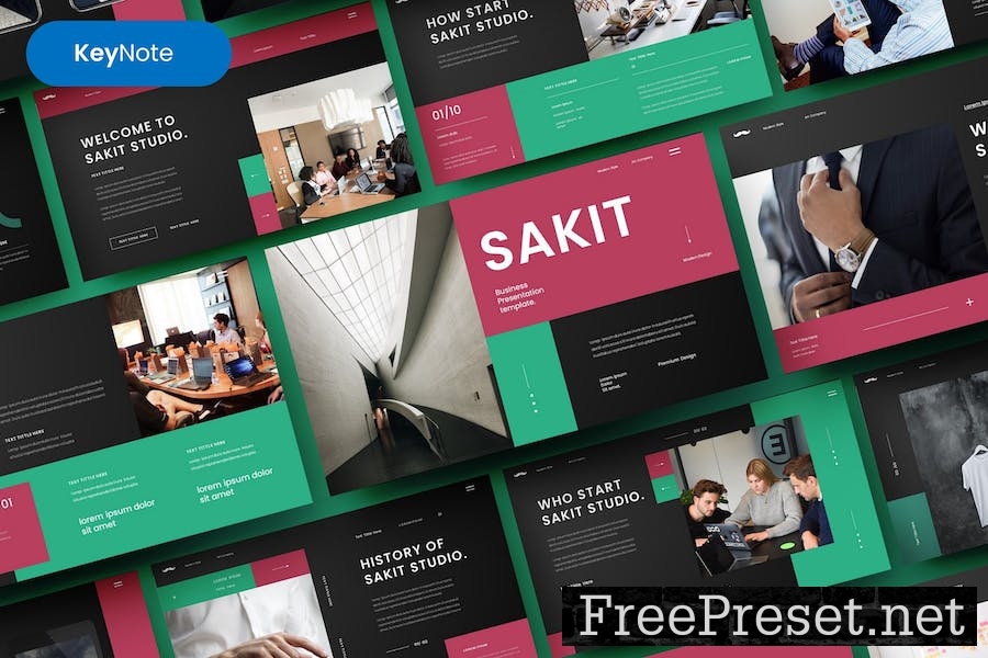 Sakit – Business Keynote Template