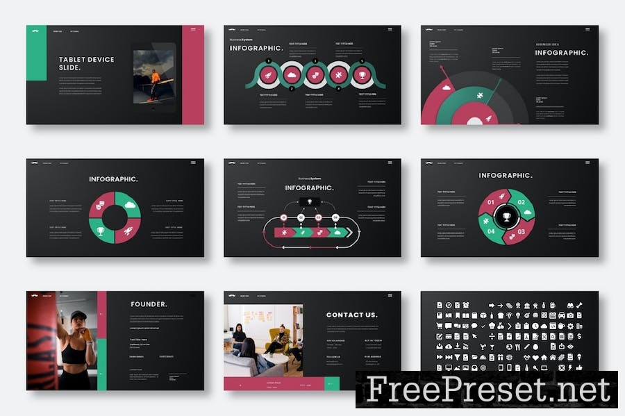 Sakit – Business PowerPoint Template 67W6T5F