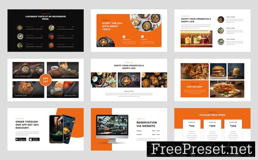 Samantha - Food & Beverages Keynote Template 4RF6XSW