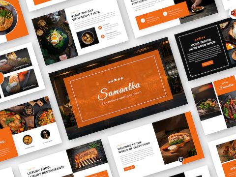 Samantha - Food & Beverages Powerpoint Template