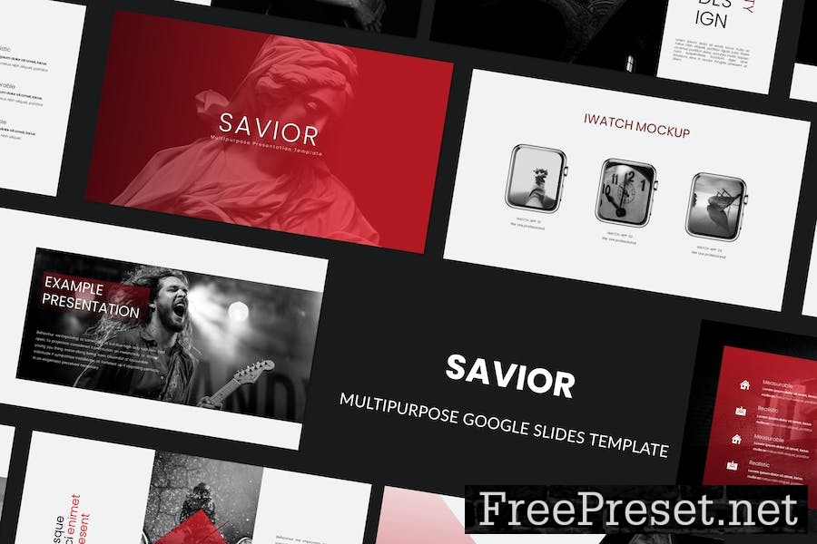 Savior Multipurpose Google Slides Template AAF83FN