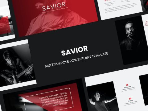 Savior Multipurpose Powerpoint Template XQ53RHM