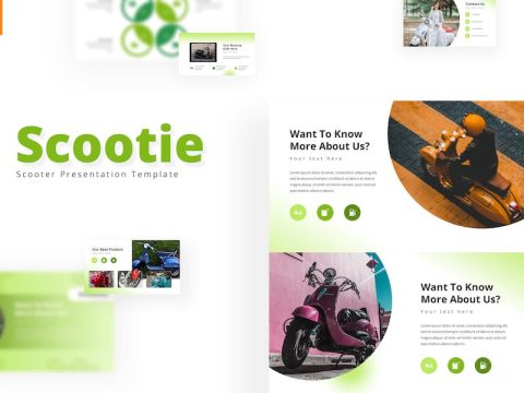 Scootie - Google Slides Template TKNJ9XQ