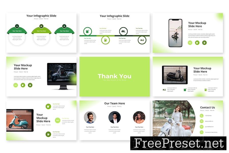 Scootie - Powerpoint Template 3RJFBJP