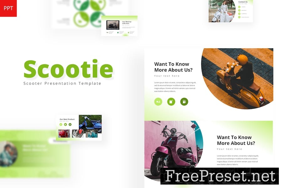 Scootie - Powerpoint Template 3RJFBJP