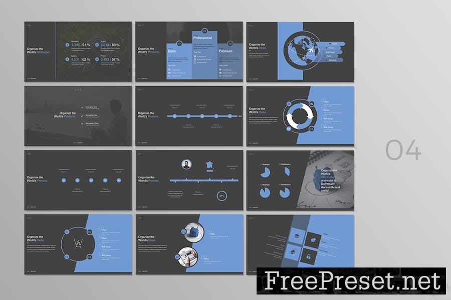 Score Slides Template 8WUA3B