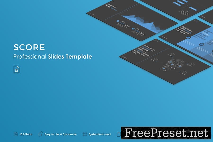 Score Slides Template 8WUA3B