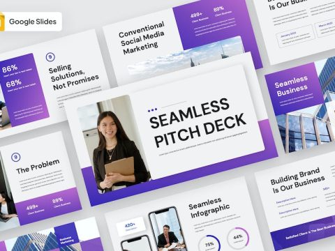 SEAMLESS - Business Google Slides Template HNWWWKT