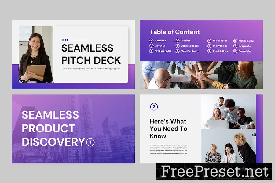 SEAMLESS - Business Keynote Template RTFXZ5D