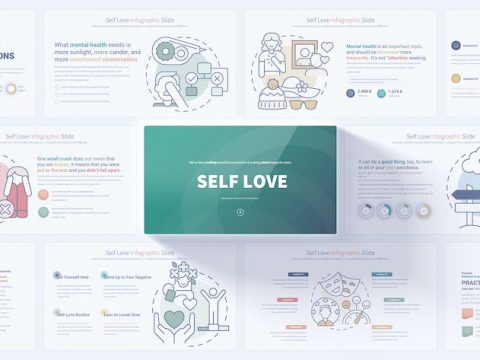 Self Love - PowerPoint Infographics Slides CZ5YZJT