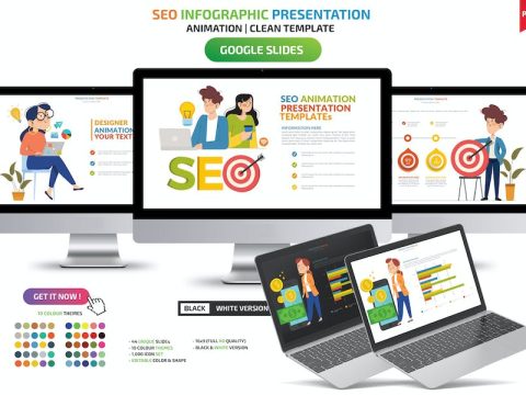 SEO Infographic Google Slides 7DMZH6B