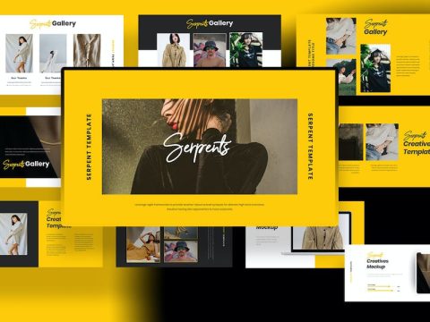 Serpents Google Slides Template HNJWMTW