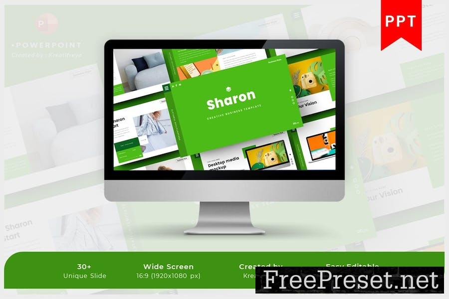 SHARON PowerPoint Template CVWULPC