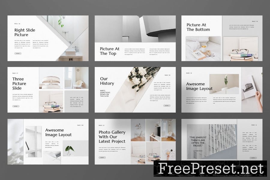 Shiro Powerpoint Presentation Template SW43CEU