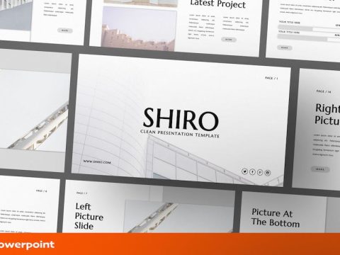 Shiro Powerpoint Presentation Template SW43CEU