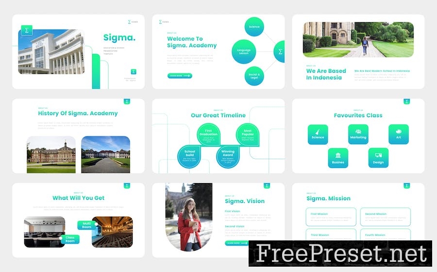 Sigma - Education PowerPoint Template