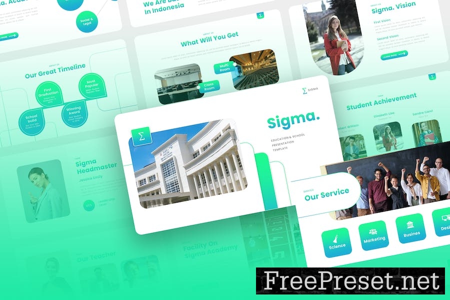 Sigma - Education PowerPoint Template