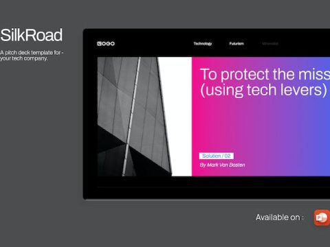 Silkroad Tech Pitch Deck Powerpoint R7DNXMQ