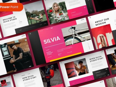 Silvia – Business PowerPoint Template